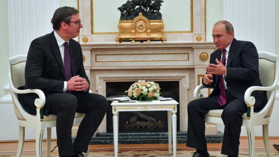 Aleksandar Vučić i Vladimir Putin