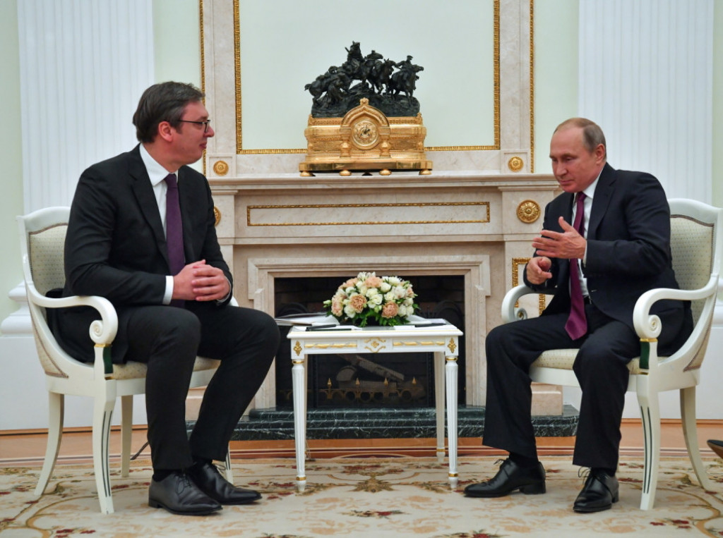 Aleksandar Vučić i Vladimir Putin