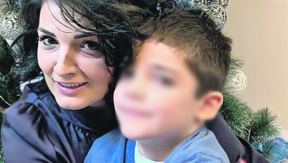 Milena Ivanović sa sinom