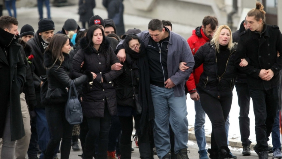 Krsitijan Golubović, sahrana 