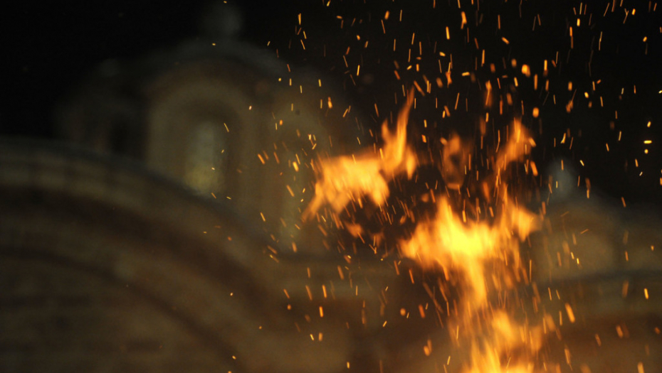 Paljenje badnjaka, Gračanica