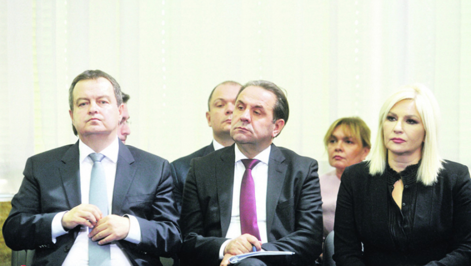 Ivica Dačić, Rasim Ljajić i Zorana Mihajlović