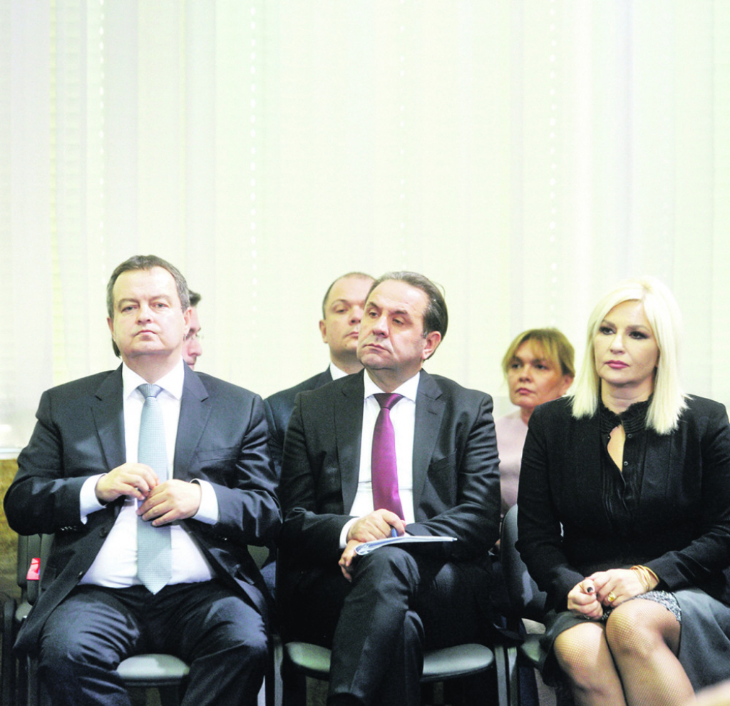 Ivica Dačić, Rasim Ljajić i Zorana Mihajlović