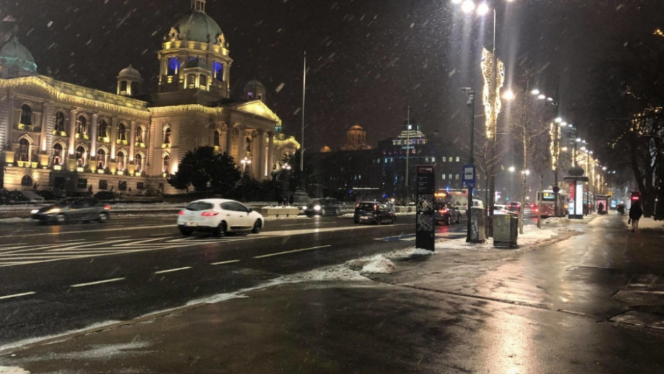 Beograd, sneg, padavine