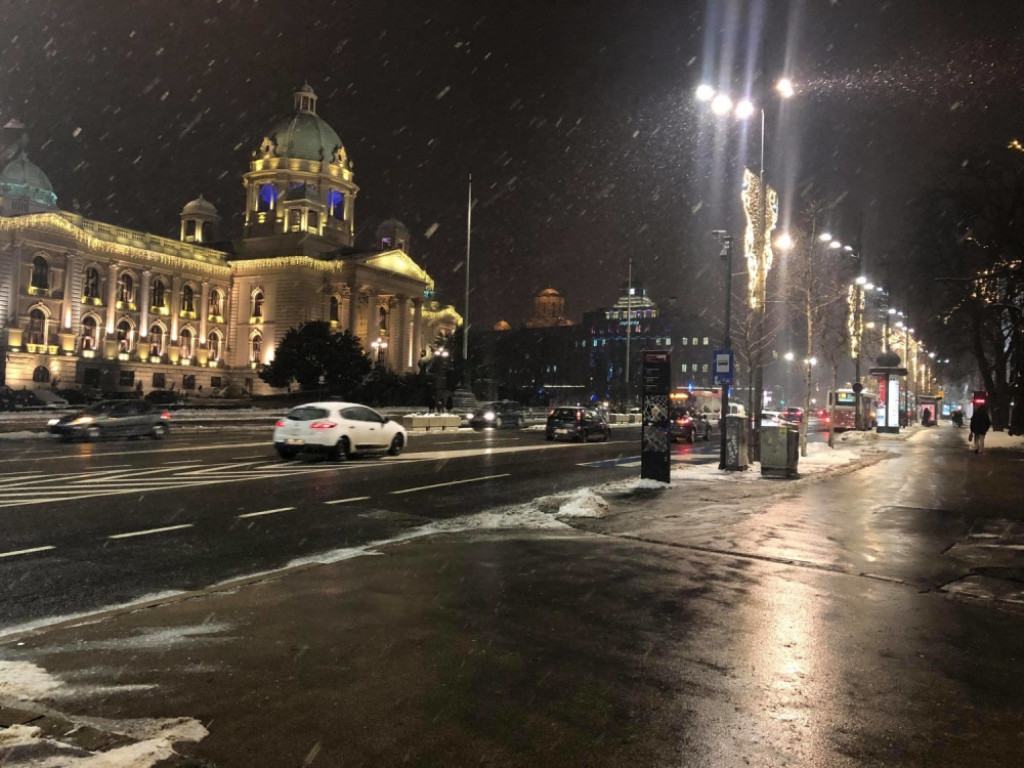 Beograd, sneg, padavine