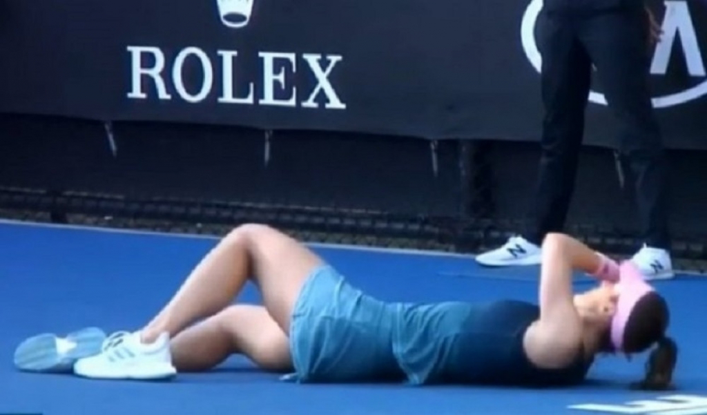 Andrea Petković. kolabirala na Australijan openu