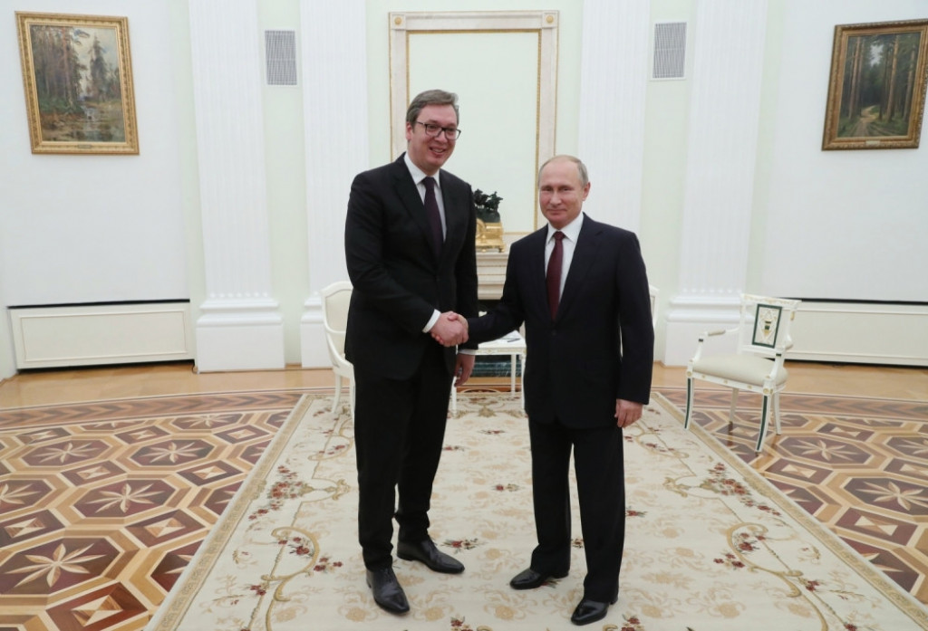 Aleksandar Vučić i Vladimir Putin