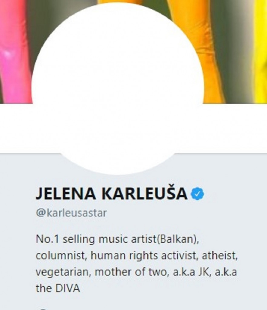 Jelena Karleuša, tviter