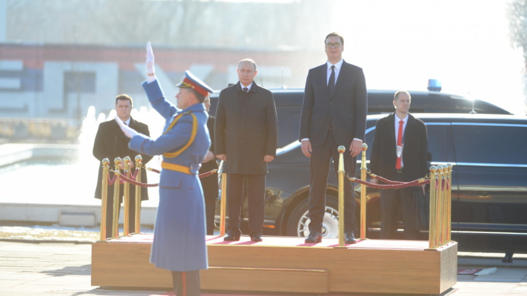 Aleksandar Vučić i Vladimir Putin