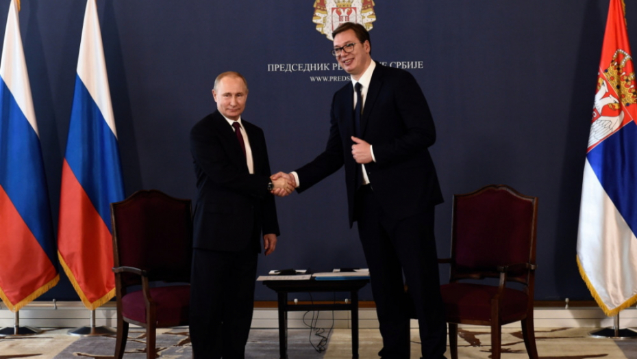 Aleksandar Vučić i Vladimir Putin
