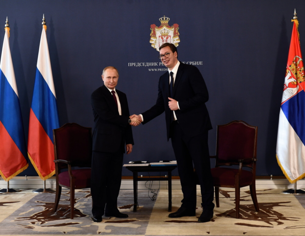 Aleksandar Vučić i Vladimir Putin