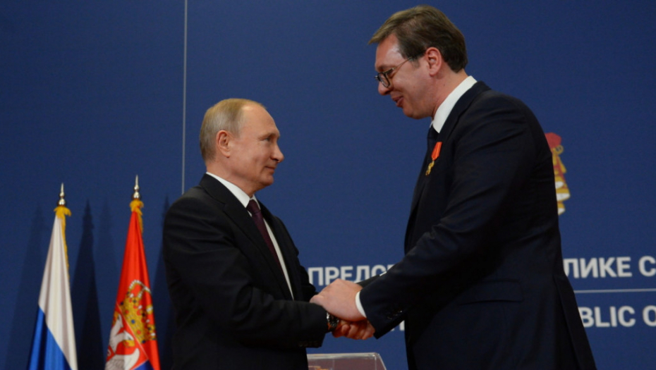 Aleksandar Vučić i Vladimir Putin