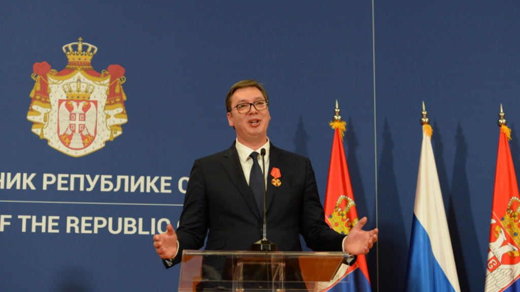 Aleksandar Vučić i Vladimir Putin