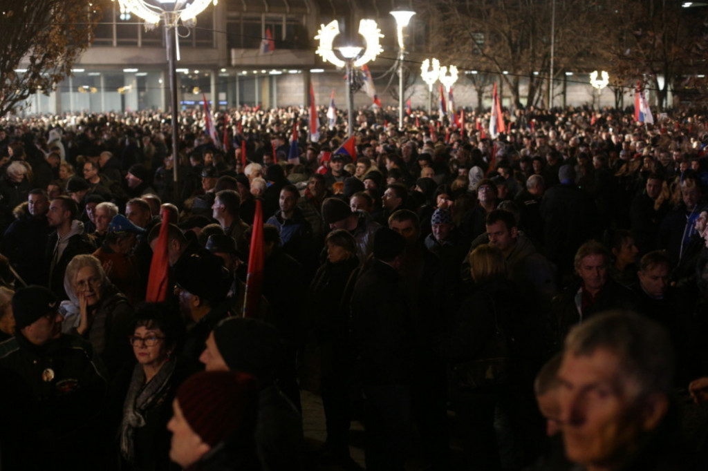 Putin i Vučić ispred Hrama Svetog Save, doček