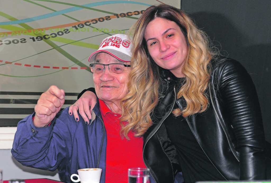 Dragoslav Šekularac i unuka Danica