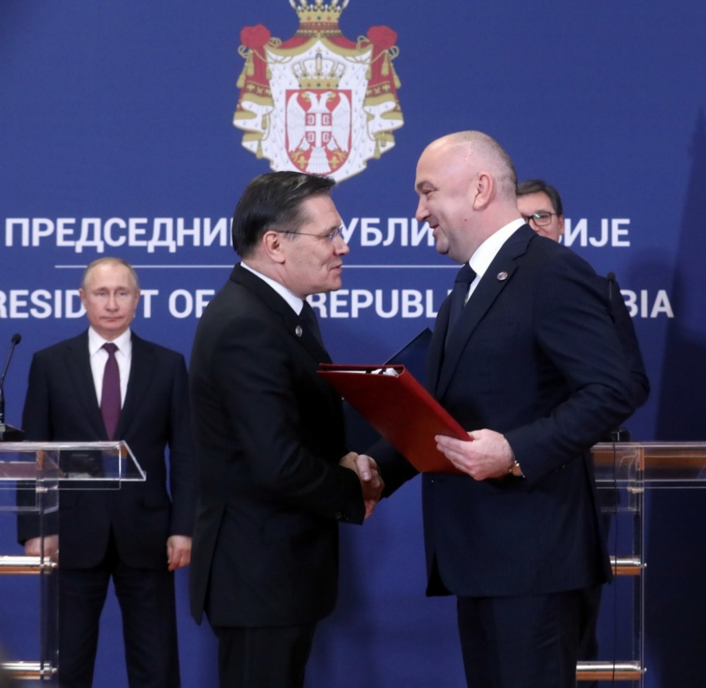 Nenad Popović sa kolegom iz Rusije