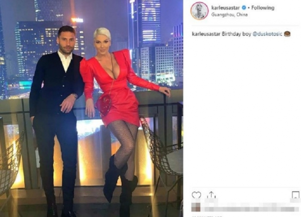 Jelena Karleuša, Duško Tošić
