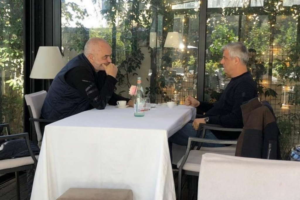 Edi Rama, Hašim Tači