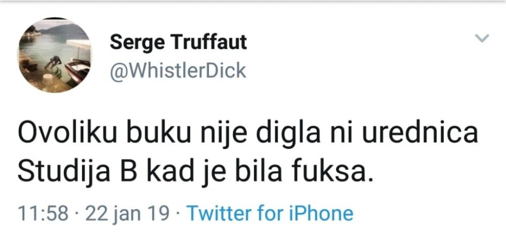 Objava Sergeja Trifunovića