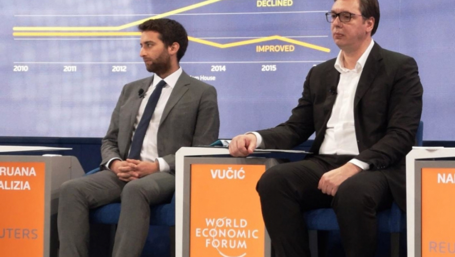Aleksandar Vučić u Davosu