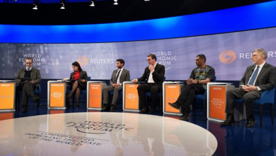 Aleksandar Vučić u Davosu