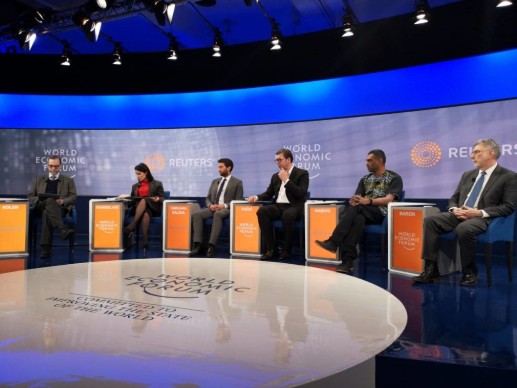 Aleksandar Vučić u Davosu