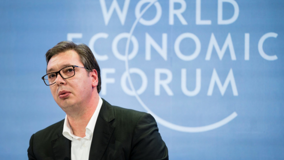 Aleksandar Vučić u Davosu