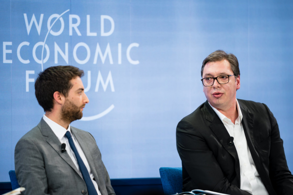 Aleksandar Vučić u Davosu