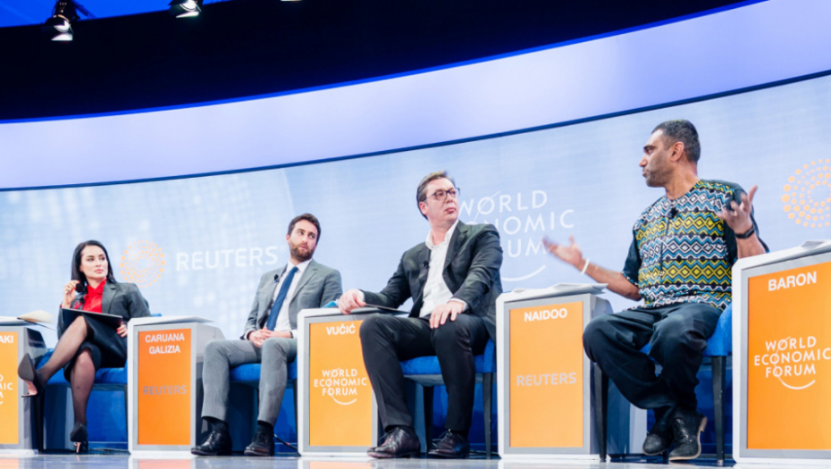 Aleksandar Vučić u Davosu