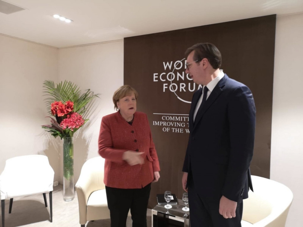 Aleksandar Vučić i Angela Merkel