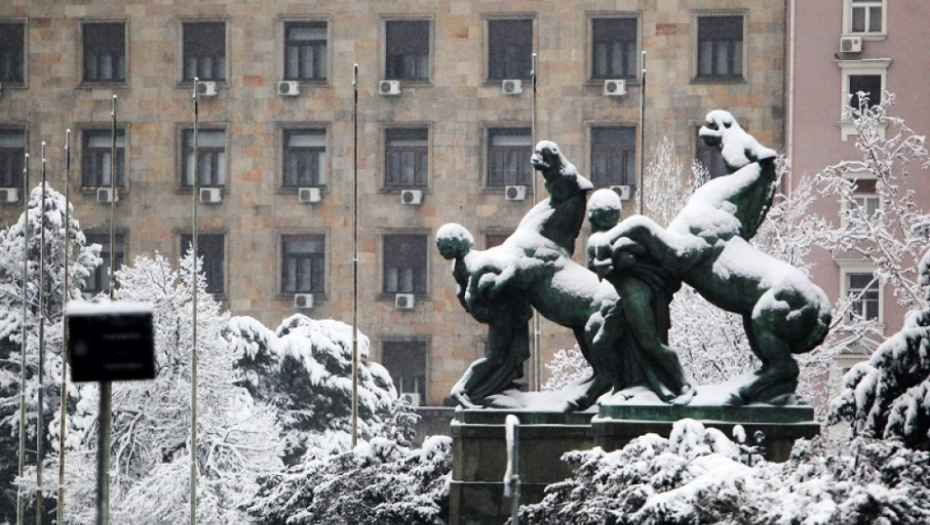 sneg, Beograd, ljudi, ulice, vreme