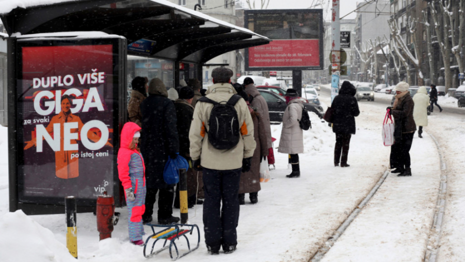 sneg, Beograd, ljudi, ulice, vreme