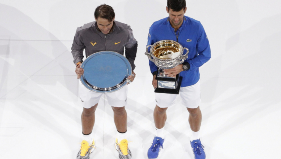Novak Đoković i Rafael Nadal posle finala AO