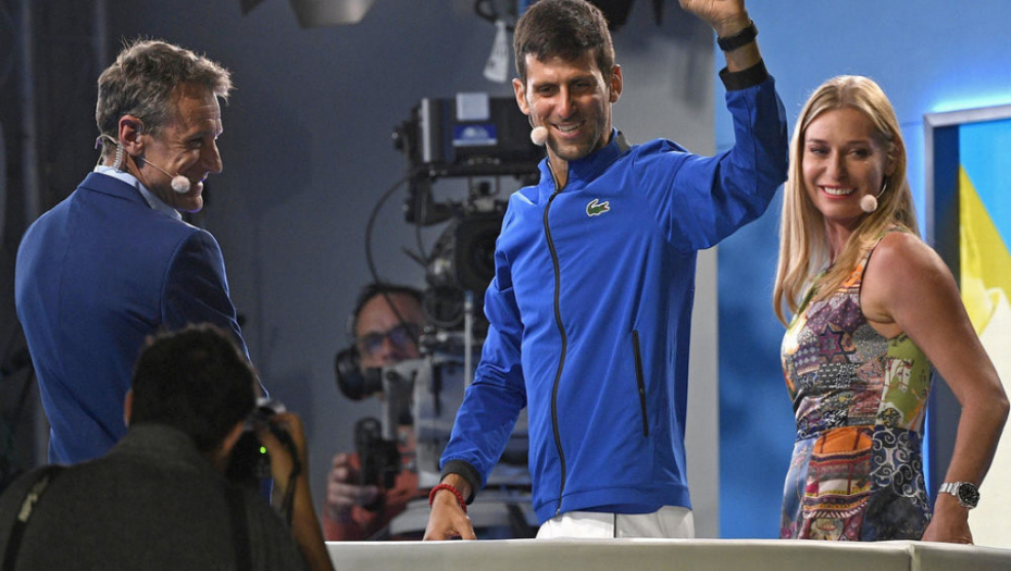 Mats Vilander, Barbara Šet i Novak Đoković u Melburnu