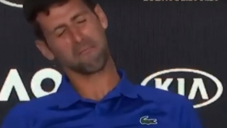 Novak na pres konferenciji u Melburnu