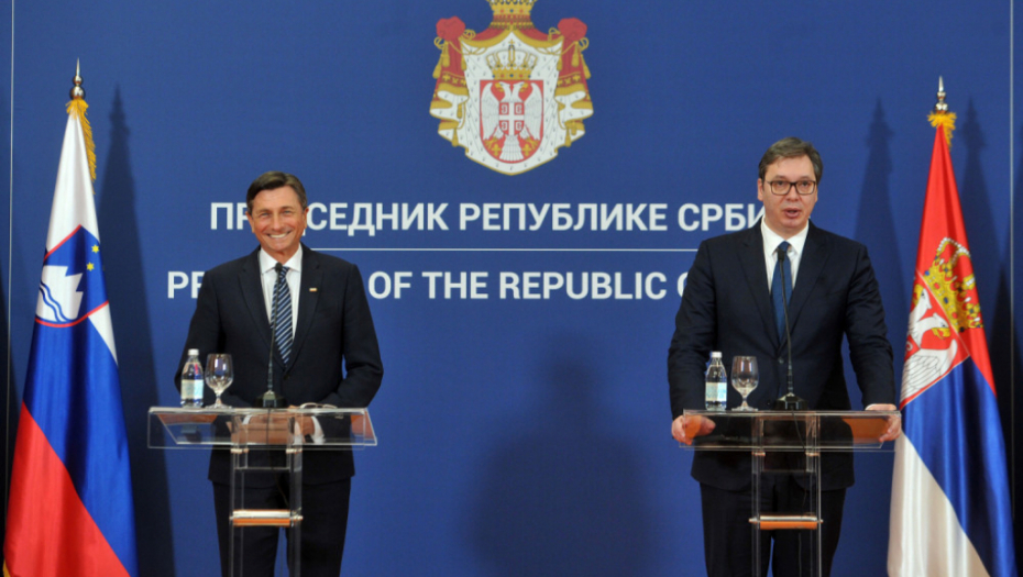 Aleksandar Vučić i Borut Pahor