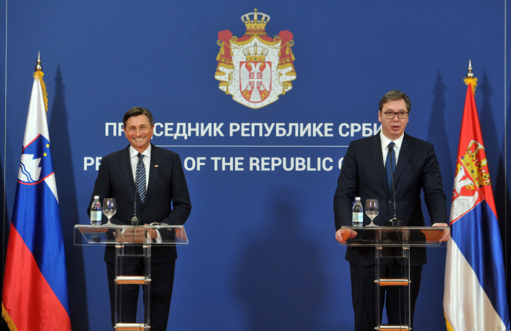 Aleksandar Vučić i Borut Pahor