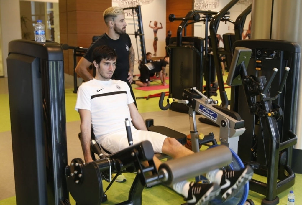 Mark Valijente tokom priprema u Turskoj