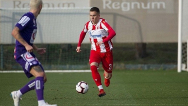 Branko Jovičić na utakmici sa Austrijom u Antaliji