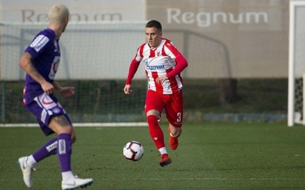 Branko Jovičić na utakmici sa Austrijom u Antaliji