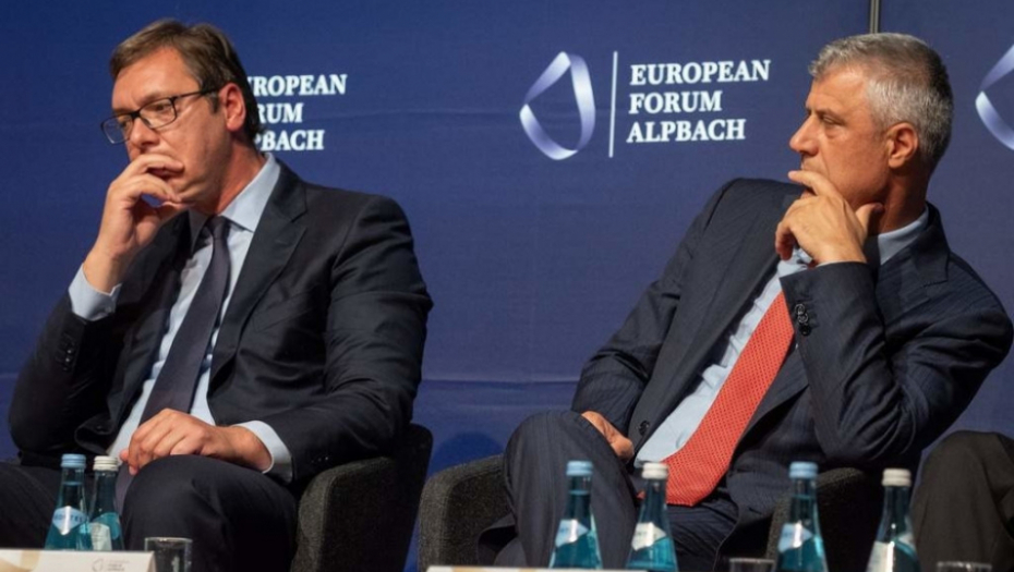 Aleksandar Vučić, Hašim Tači