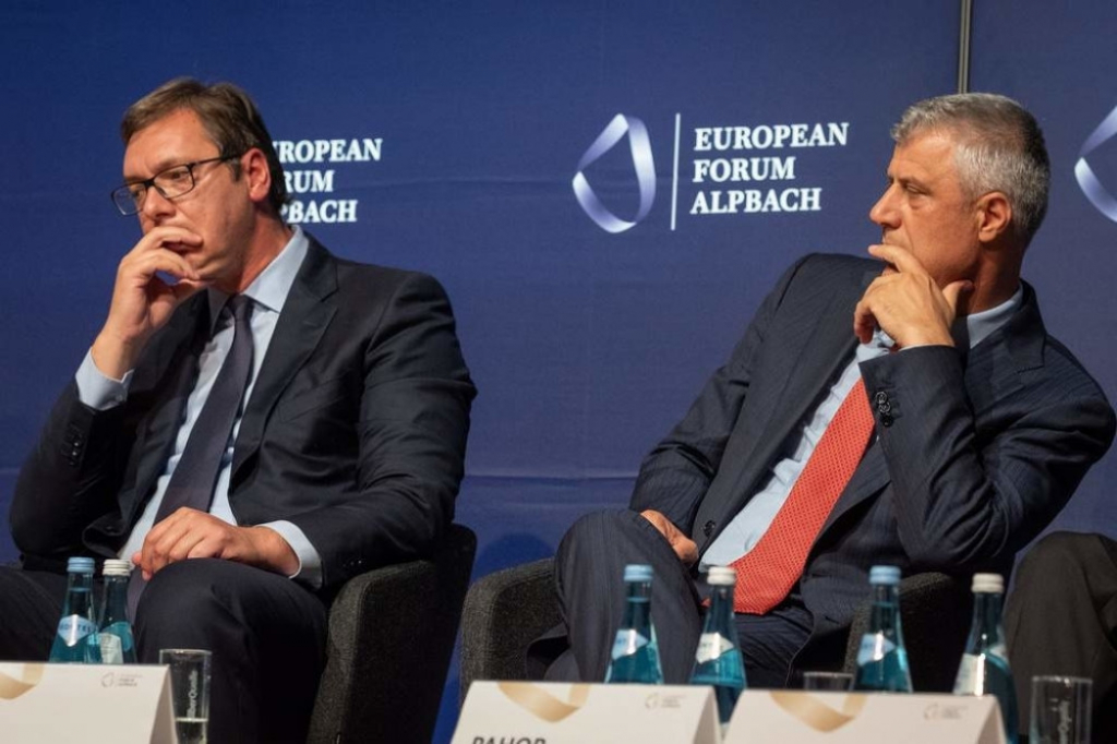 Aleksandar Vučić, Ha&scaron;im Tači