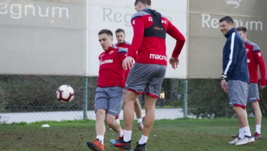 Trening fudbalera Crvene zvezde u Antaliji