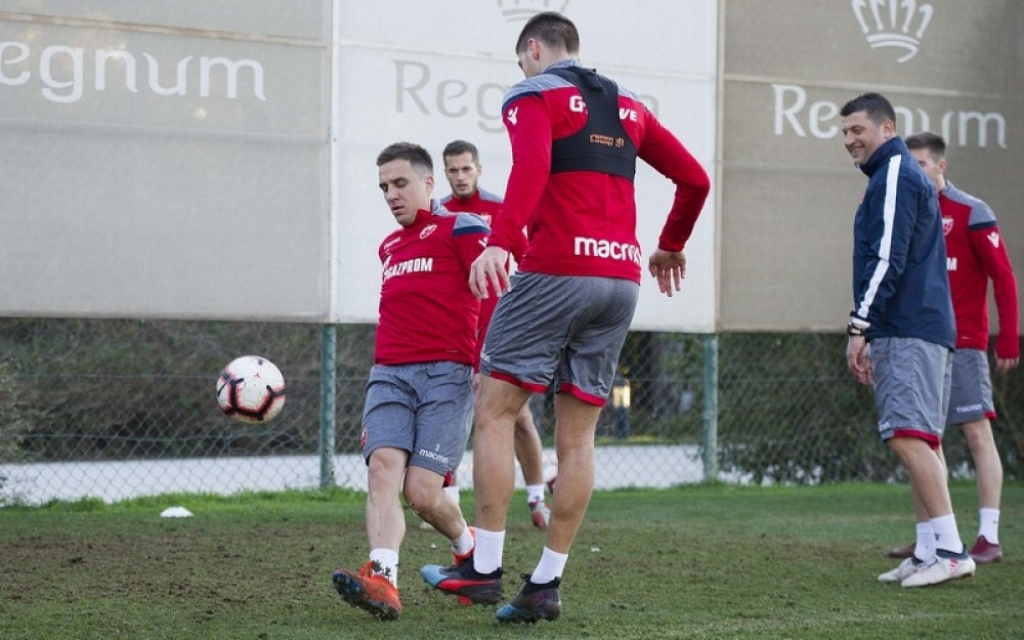 Trening fudbalera Crvene zvezde u Antaliji