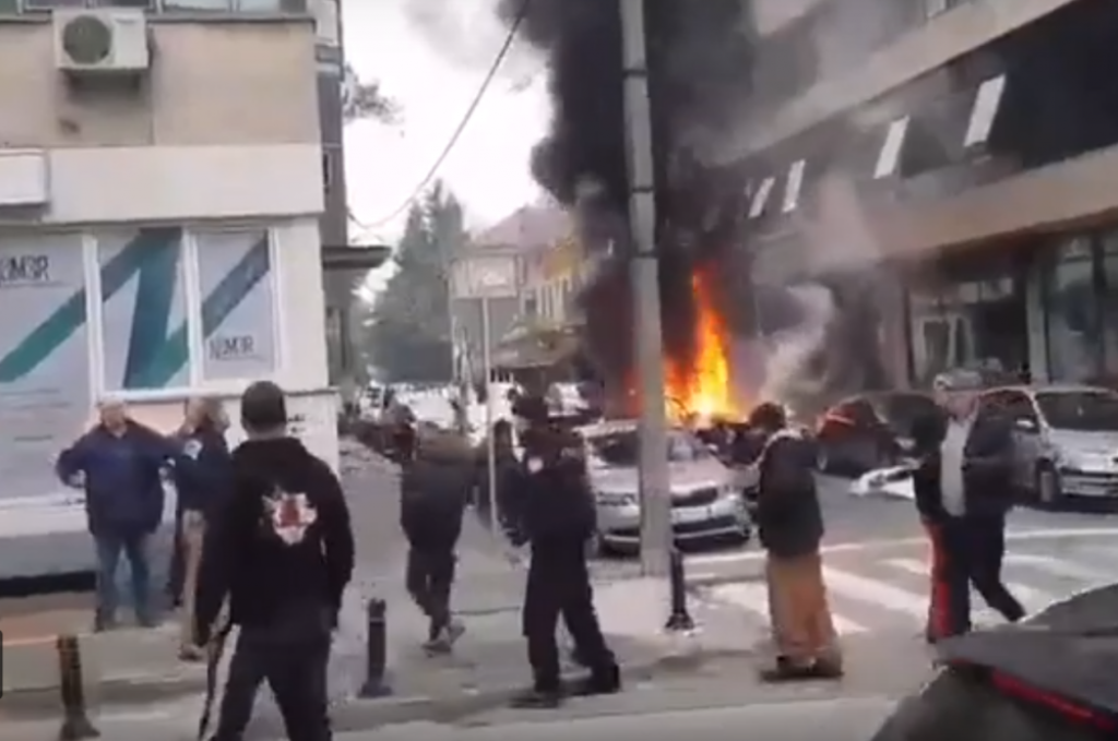 Eksplozija, automobil, Podgorica