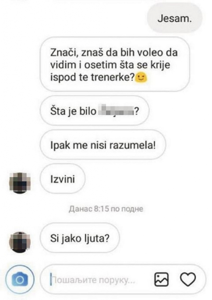 Napasnik uznemiravao devojčicu, poruke