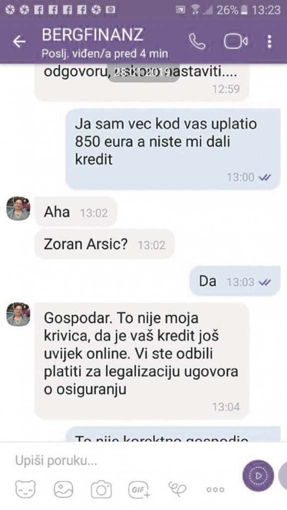 Zoranova prepiska sa prevarantima