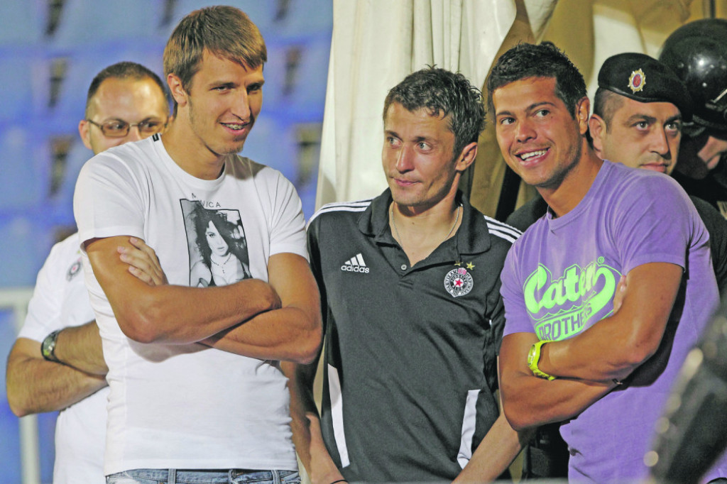 Milan Smiljanić u društvu Saše Ilića