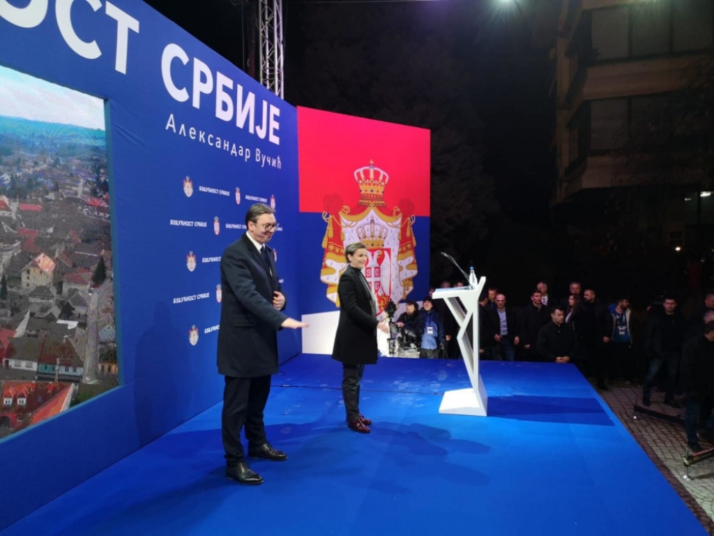 Vučić i Brnabić u Vranju