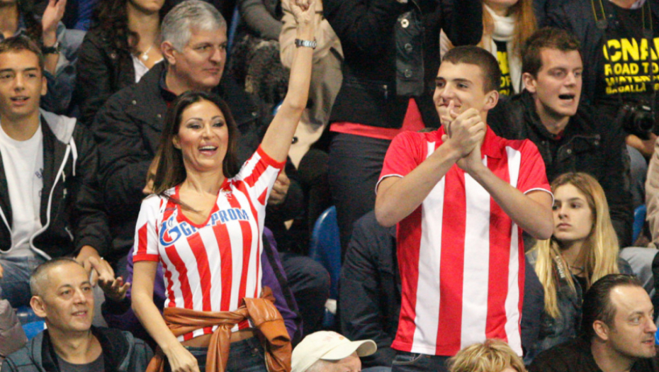 Svetlana Ražnatović u Zvezdinom dresu